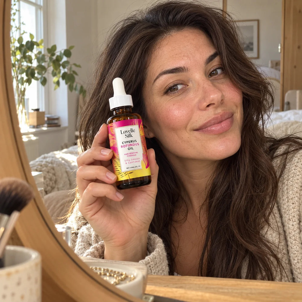 Lovelle Silk – Hair-Minimising Body Oil
