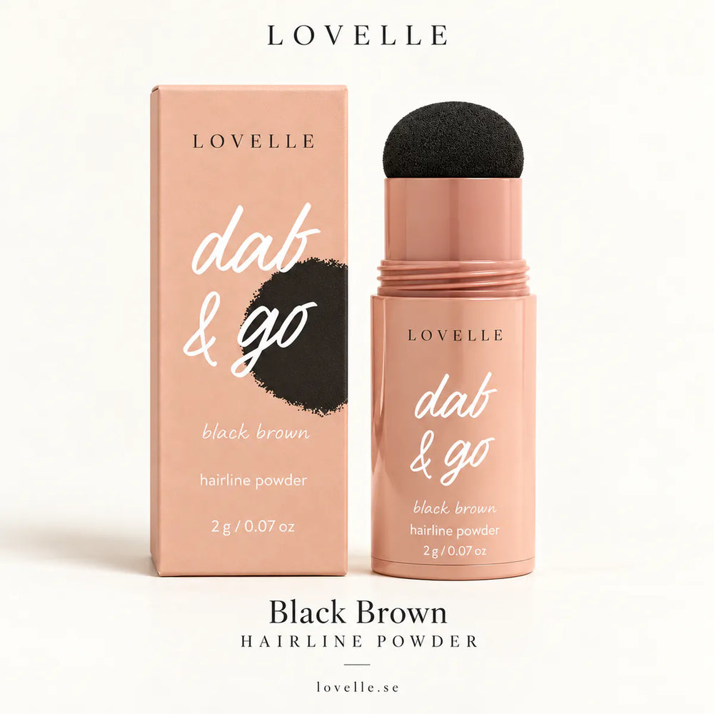 Lovelle Dab & Go – Hårconcealer för utväxt, bena & glest hår
