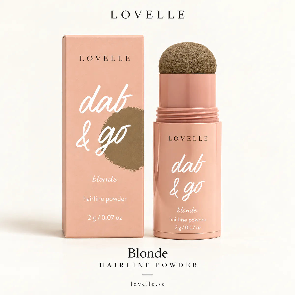 Lovelle Dab & Go in the shade Blonde with its box