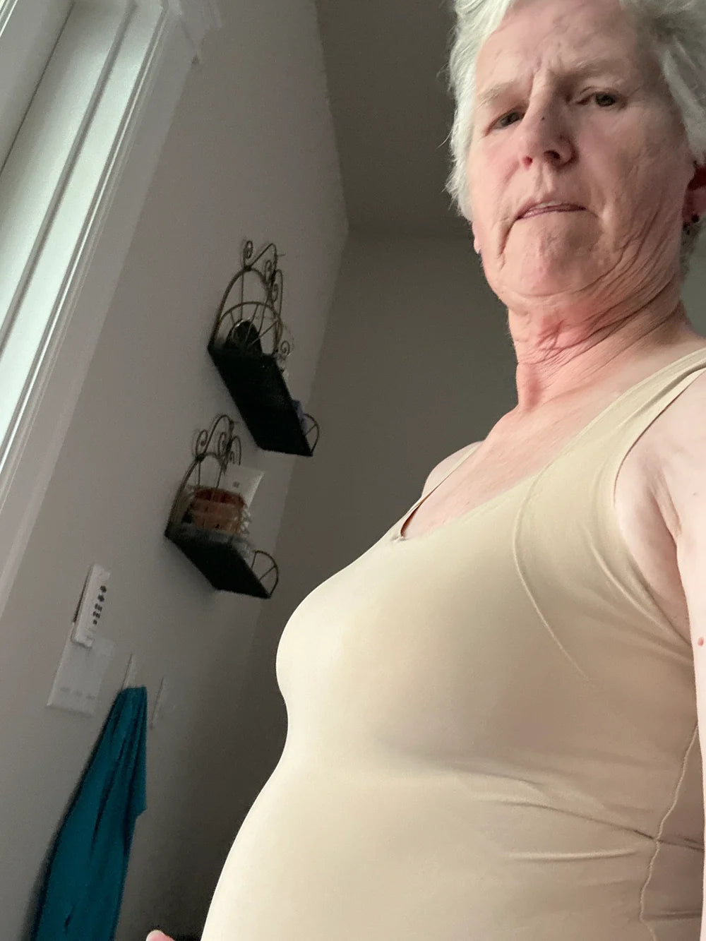 Customer photo of the Lovelle Ease built-in bra tank – Susan, Bristol