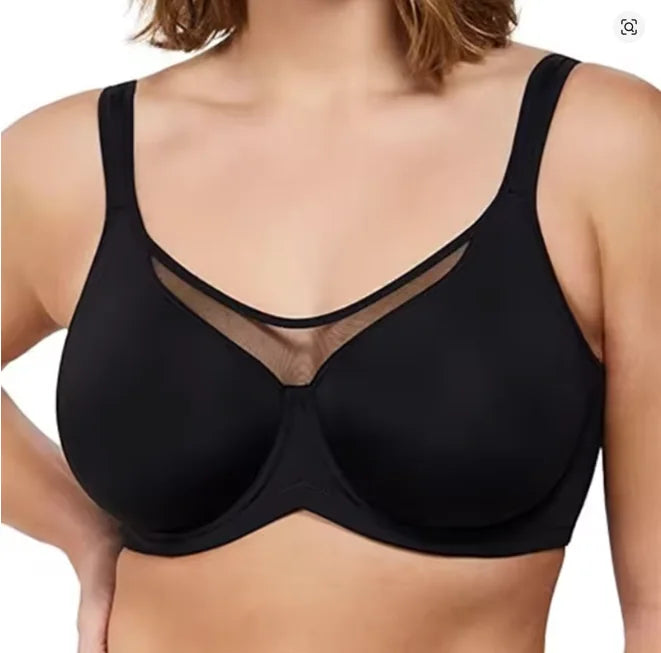 Lovelle Grace minimizer-bh in Zwart, gedragen door model