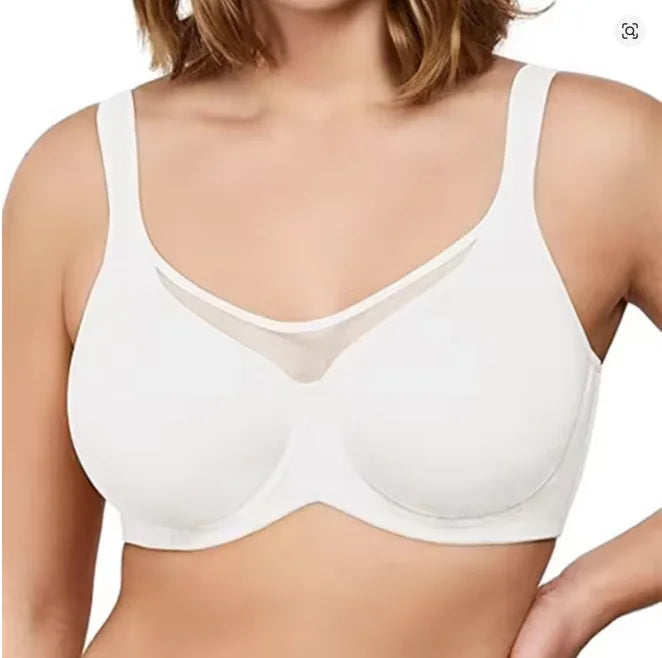 Lovelle Grace minimizer-bh in Wit, gedragen door model