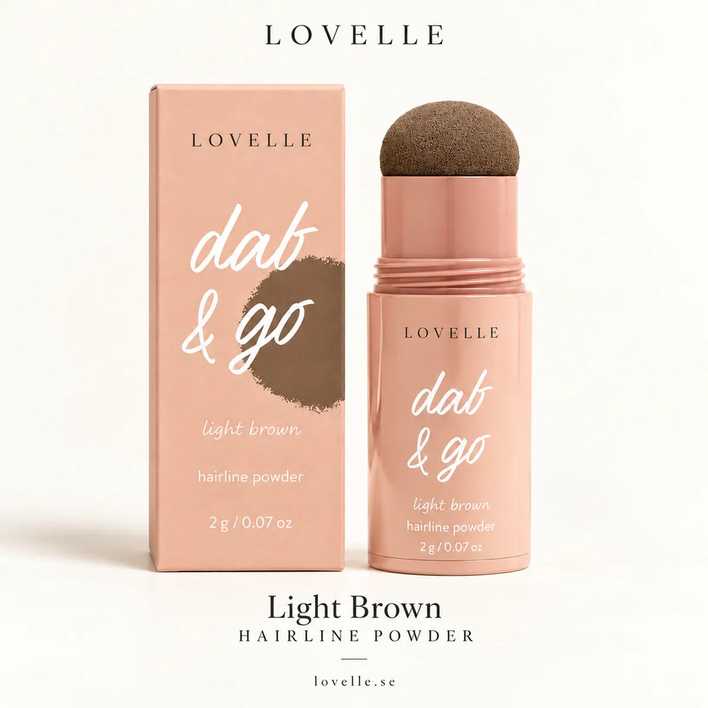 Lovelle Dab & Go – Hårconcealer för utväxt, bena & glest hår